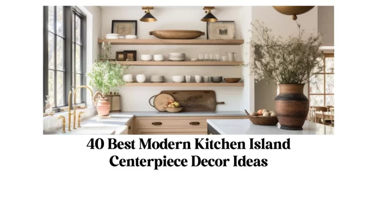 Easy Modern Kitchen Island Centerpiece Decor Ideas