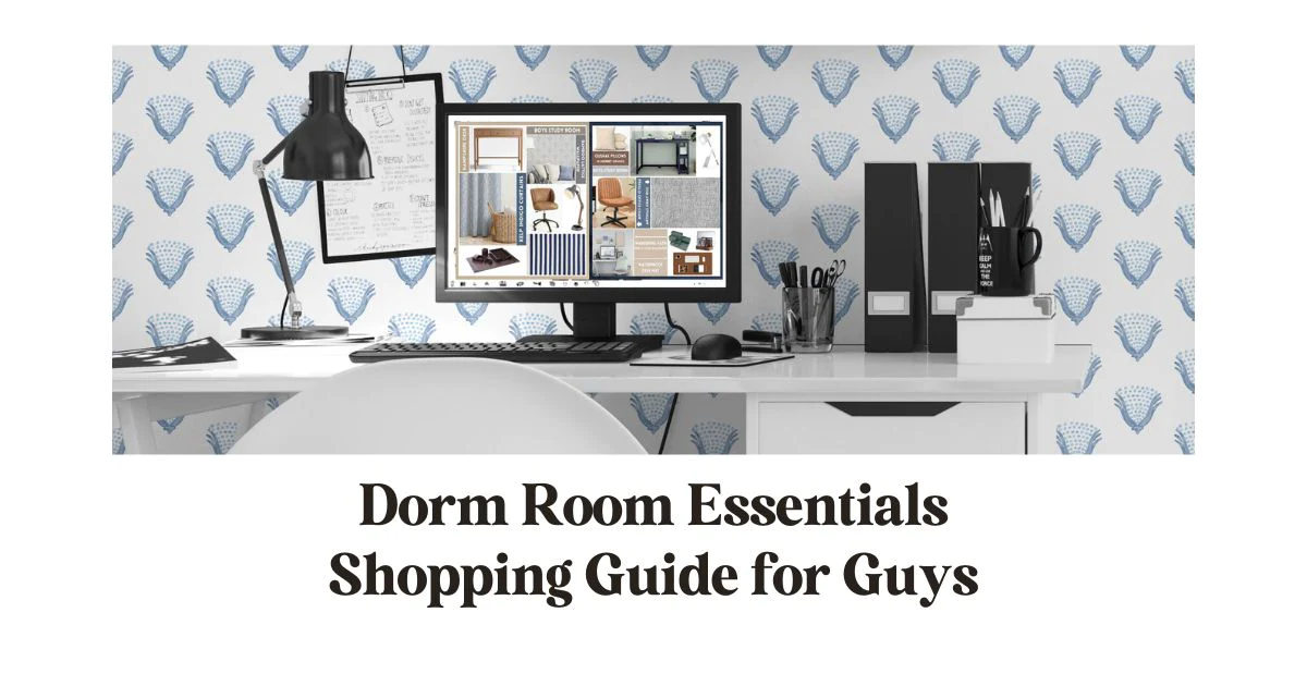 Dorm Room Essentials Shopping Guide For Guys – Color Caravan