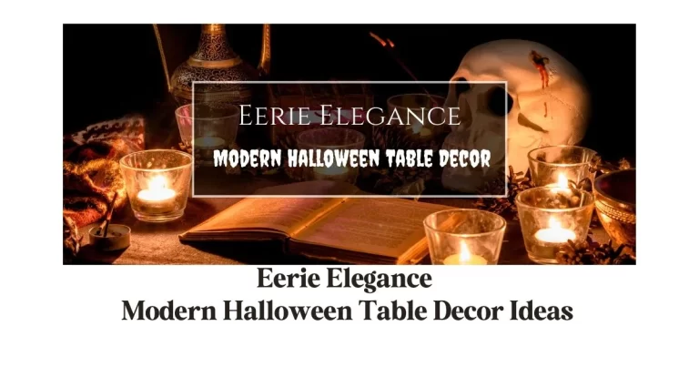 30 Best Modern Halloween Table Decor Ideas