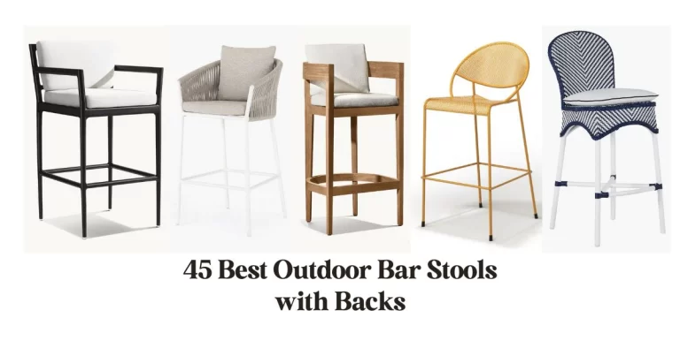 45 Best Outdoor Bar Stools With Backs of 2023