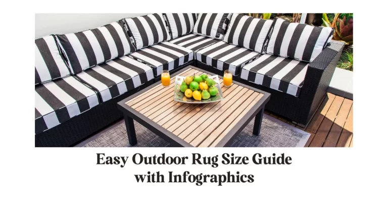Easy Outdoor Rug Size Guide With Infographics