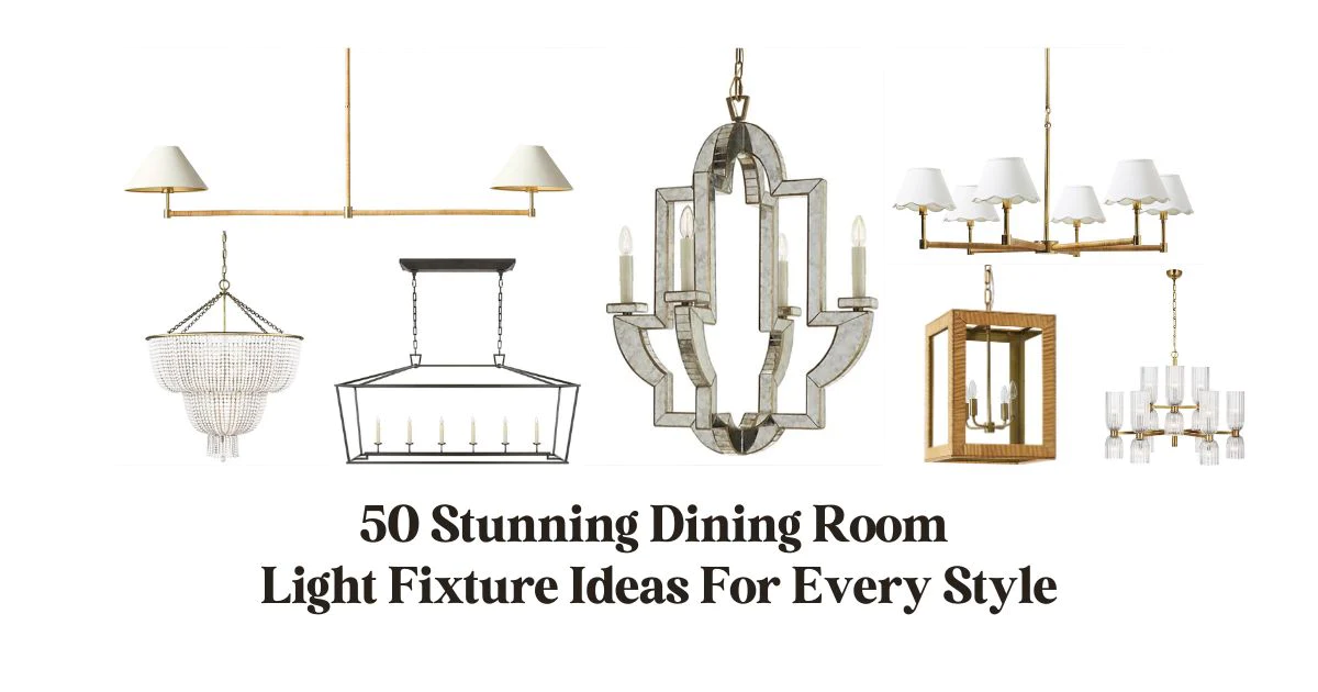 50 Stunning Dining Room Light Fixtures Ideas For Every Style