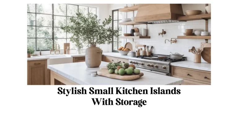 Stylish Small Kitchen Island With Storage