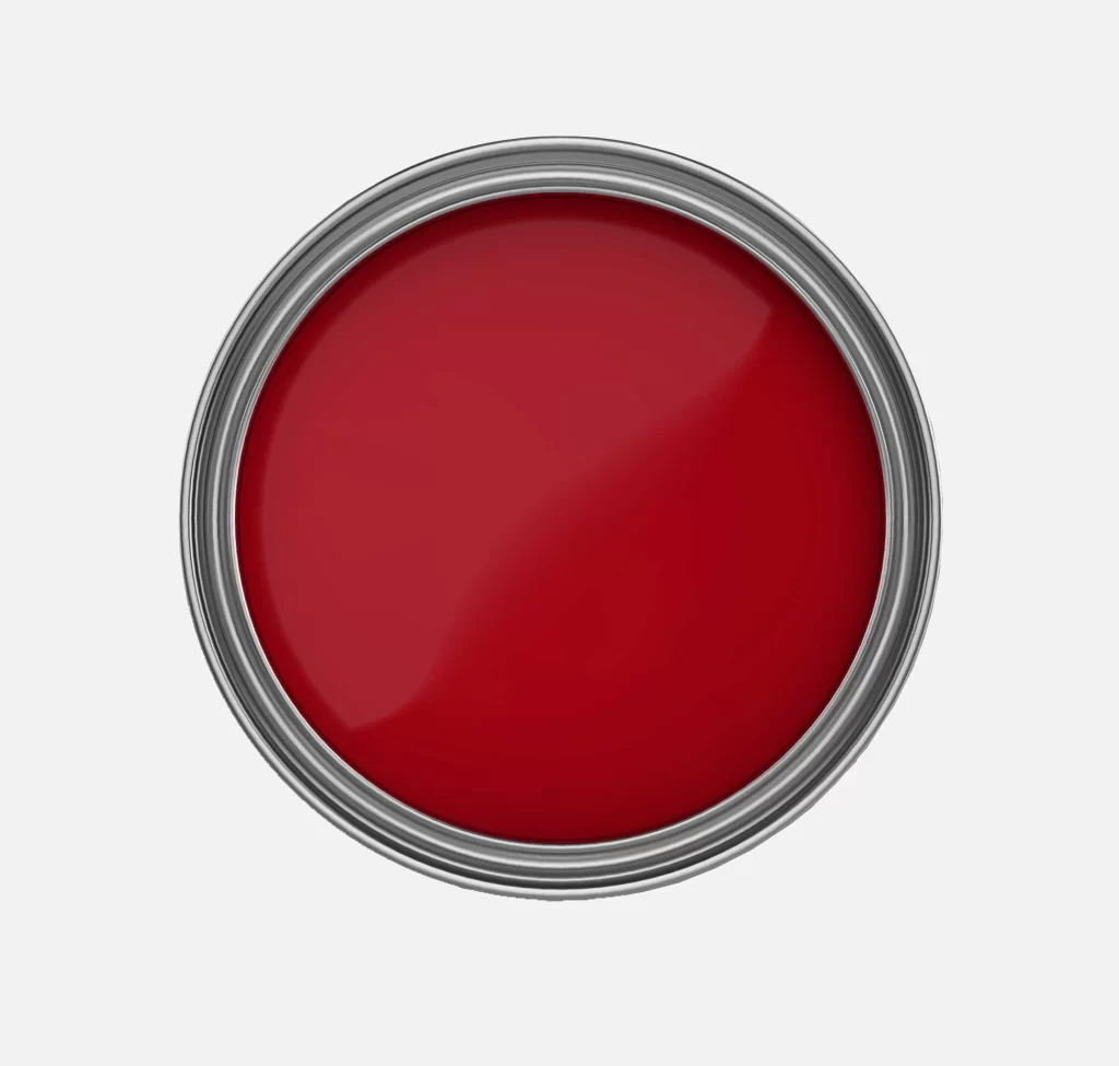 Paint Can with Benjamin Moore Heritage Red
