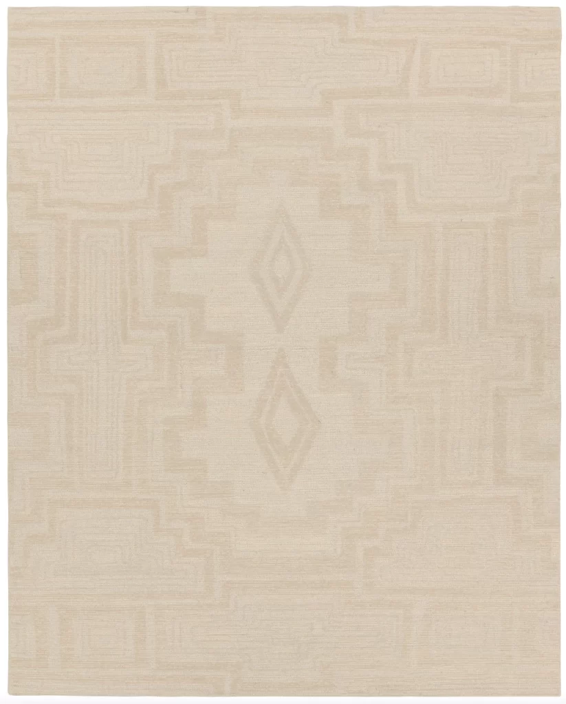 VIBE BY JAIPUR LIVING ATERIAN HANDMADE MEDALLION in tonal warm neutrals