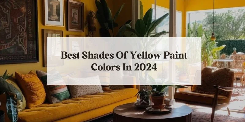 Best Shades of Yellow Paint Colors Of 2024
