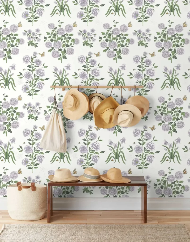 Hygge & West's Harmony Wallpaper in Lavender