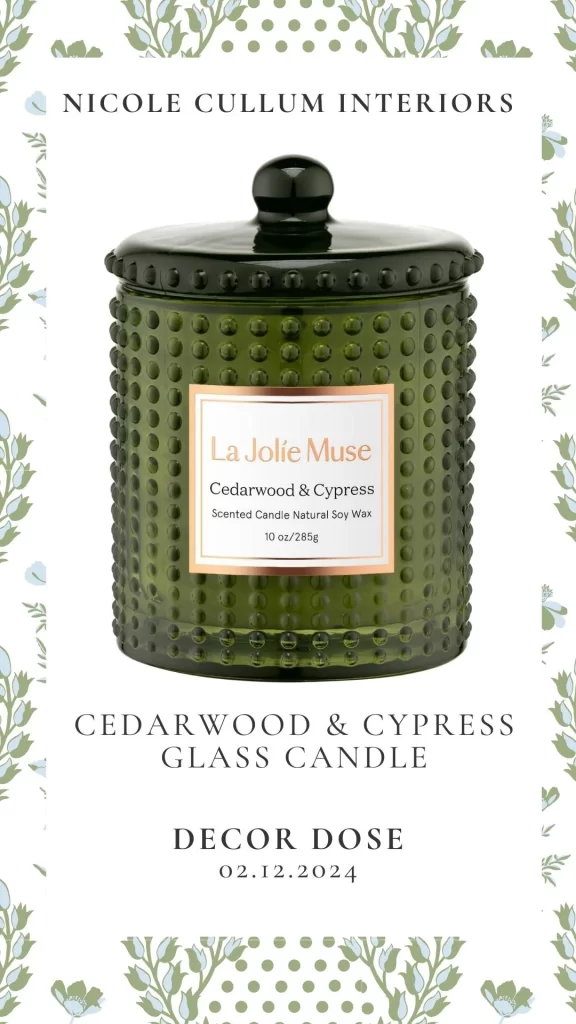 Cedarwood and Cypress Candle