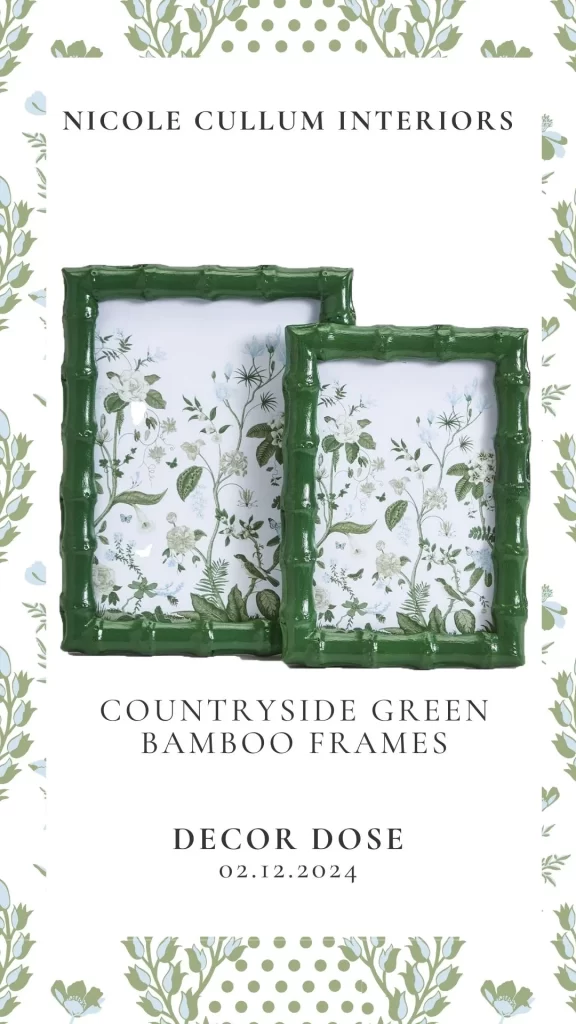 Countryside Green Bamboo Frames