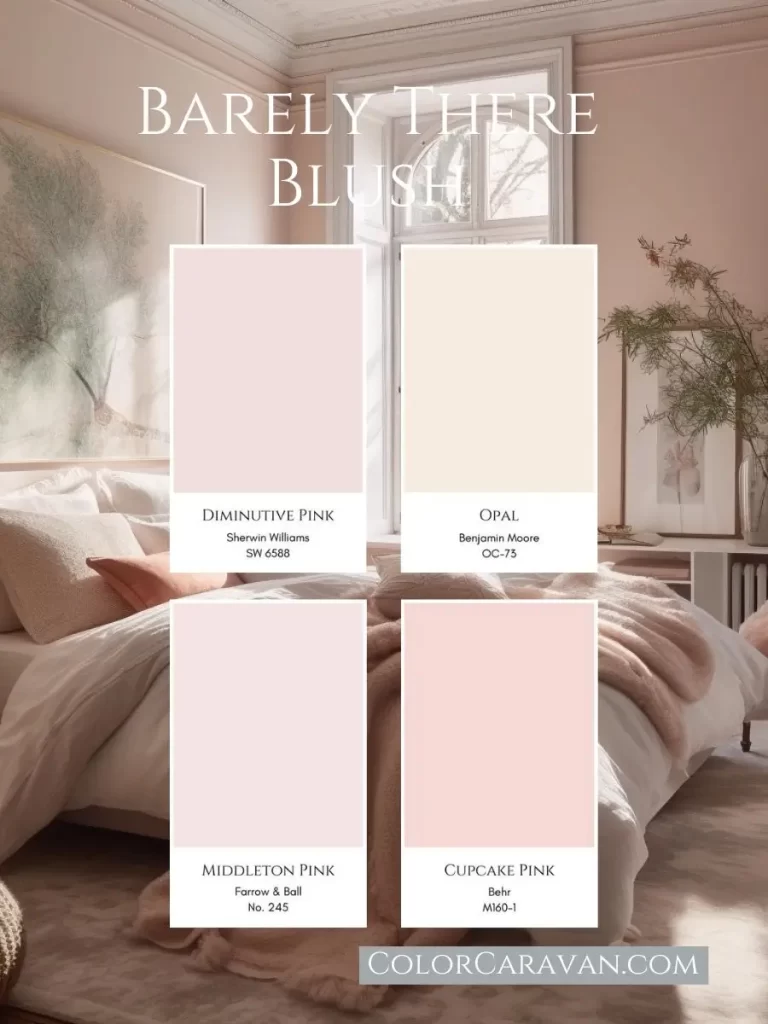 Barely There Blush Pink Paint Colors