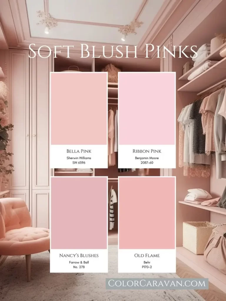 Soft Blush Pink Paint Colors