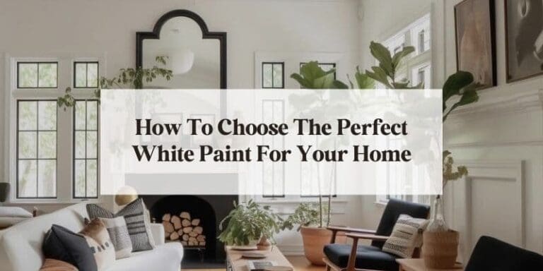 How To Choose The Perfect White Paint For Your Home