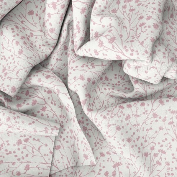 Blossoms Fabric Drape in Rose