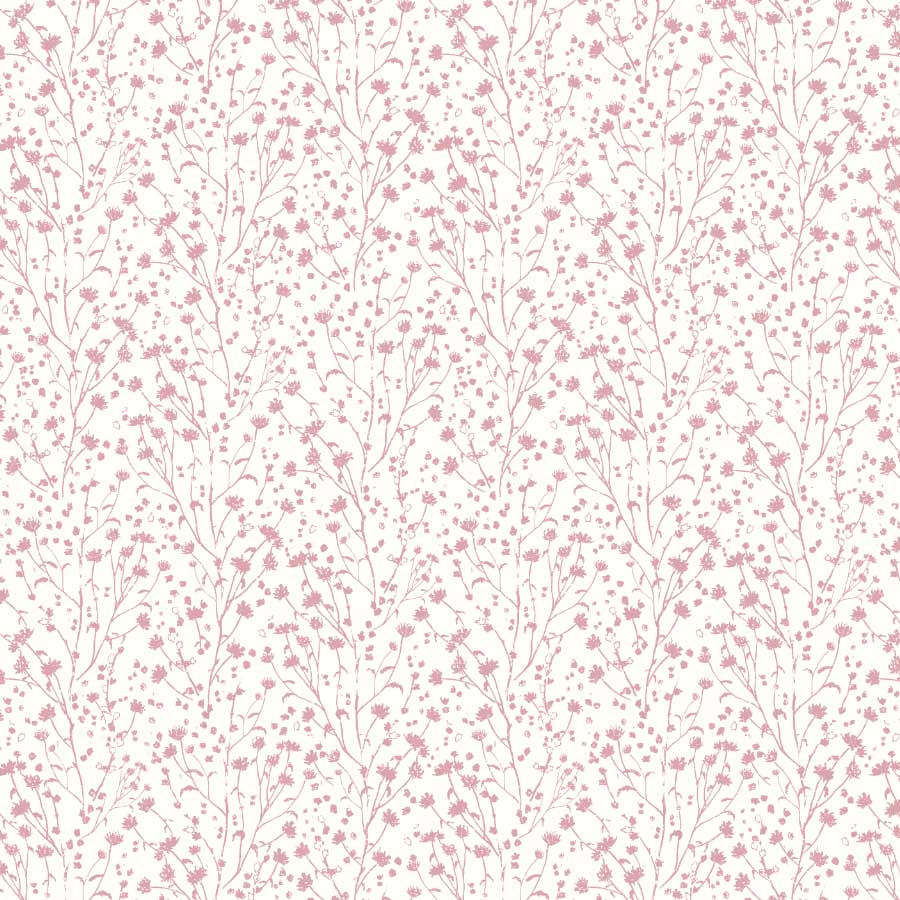 Blossoms Pattern in Rose
