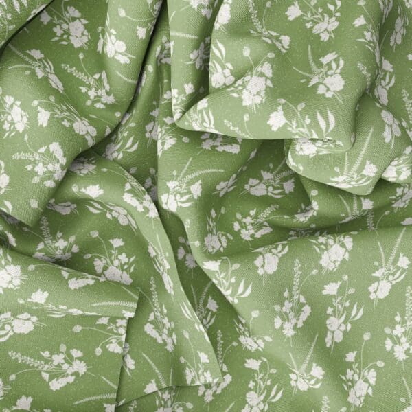 Bouquet Fabric Drape in Grass