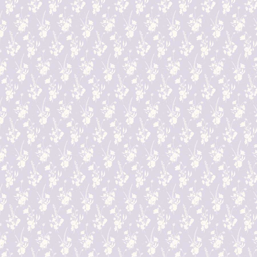 Bouquet Pattern in Lavender