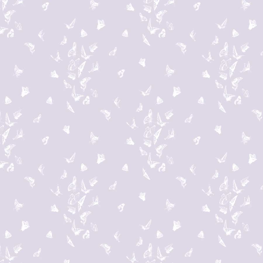 Butterfly Dance Reverse Pattern in Lavender