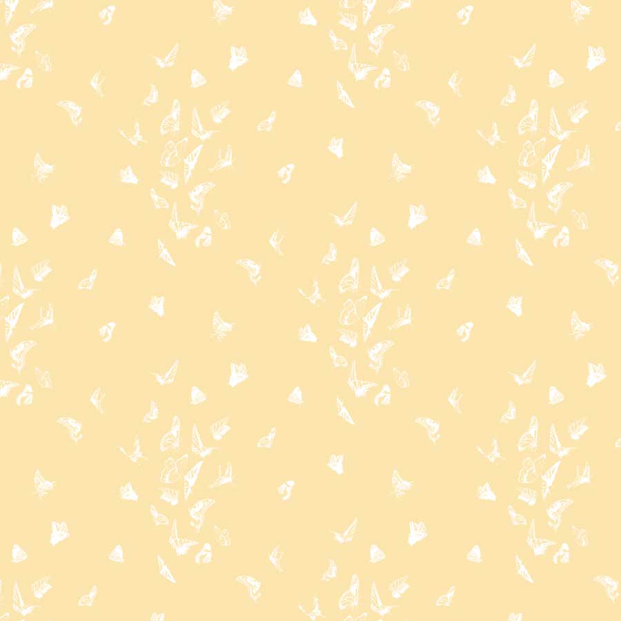 Butterfly Dance Reverse Pattern in Lemon