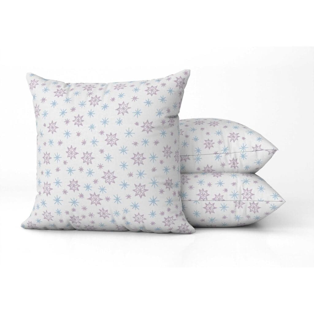 Celest Square Pillow in Lilac Sky