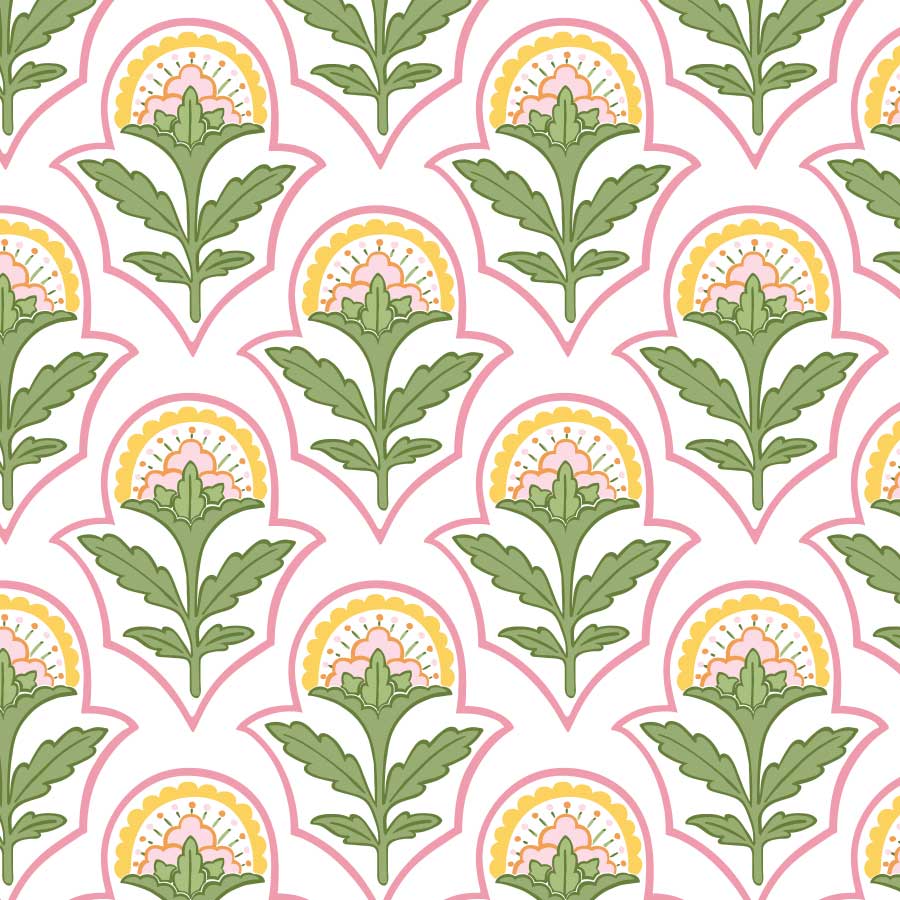 Charlotte Pattern Lemon/Blush