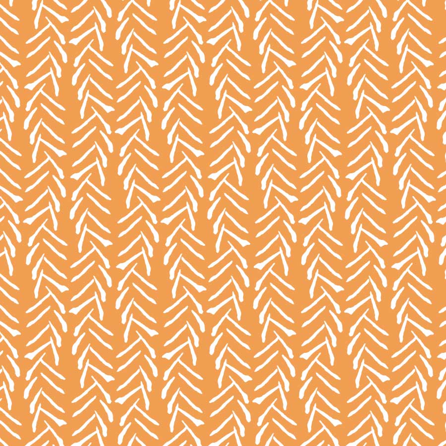 Kelp Reverse Tile in Sherbet Orange