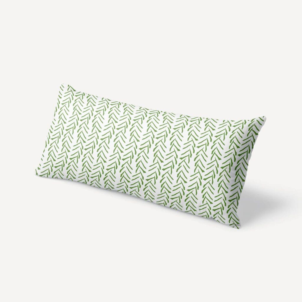 Kelp XL Lumbar Pillow in Grass