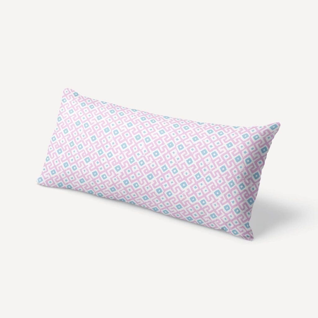 Oushak XL Lumbar Pillow in Lilac Sky